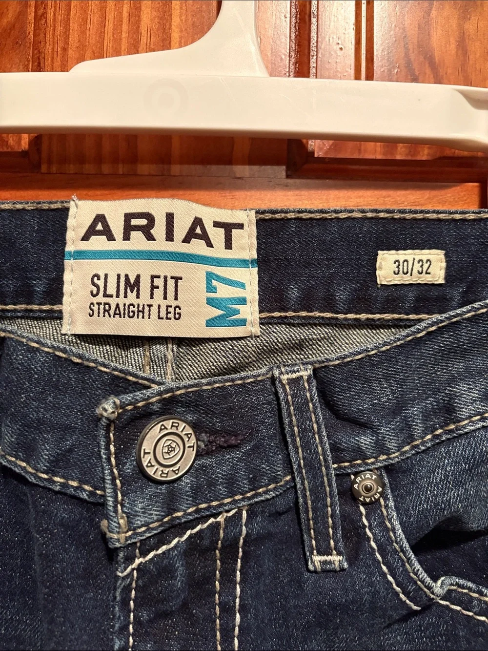 Ariat Slim Straight Jeans in Dark Indigo